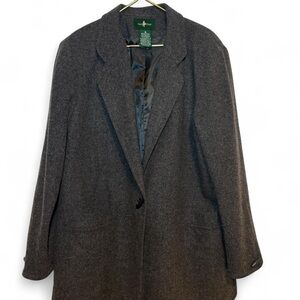 Vintage Hunt Club grey merino/lamb’s wool coat